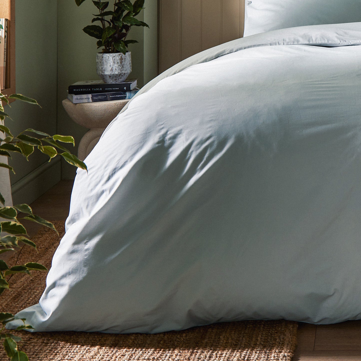 Ensemble de linge de lit en coton biologique Arinta - Earl Grey