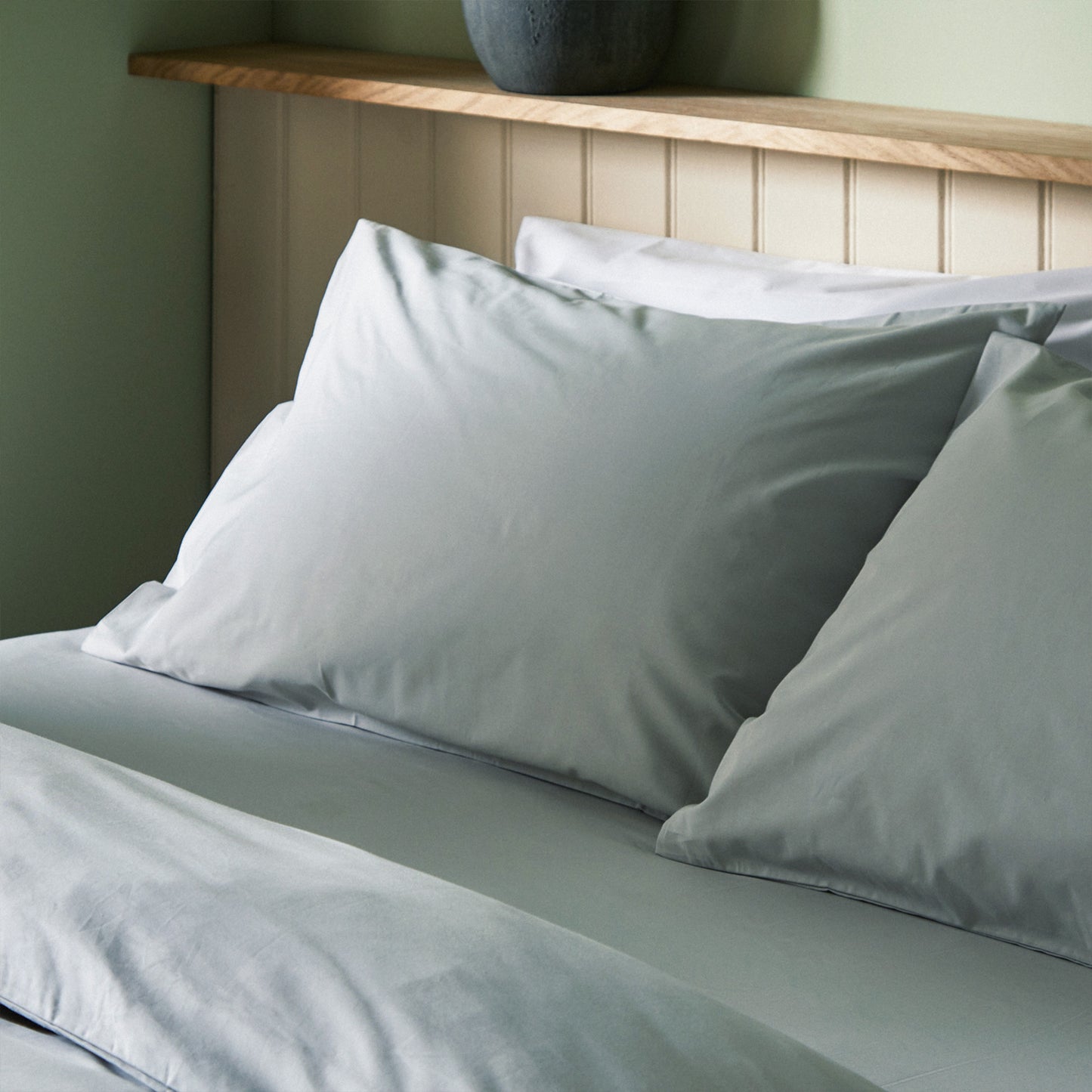 Ensemble de linge de lit en coton biologique Arinta - Earl Grey