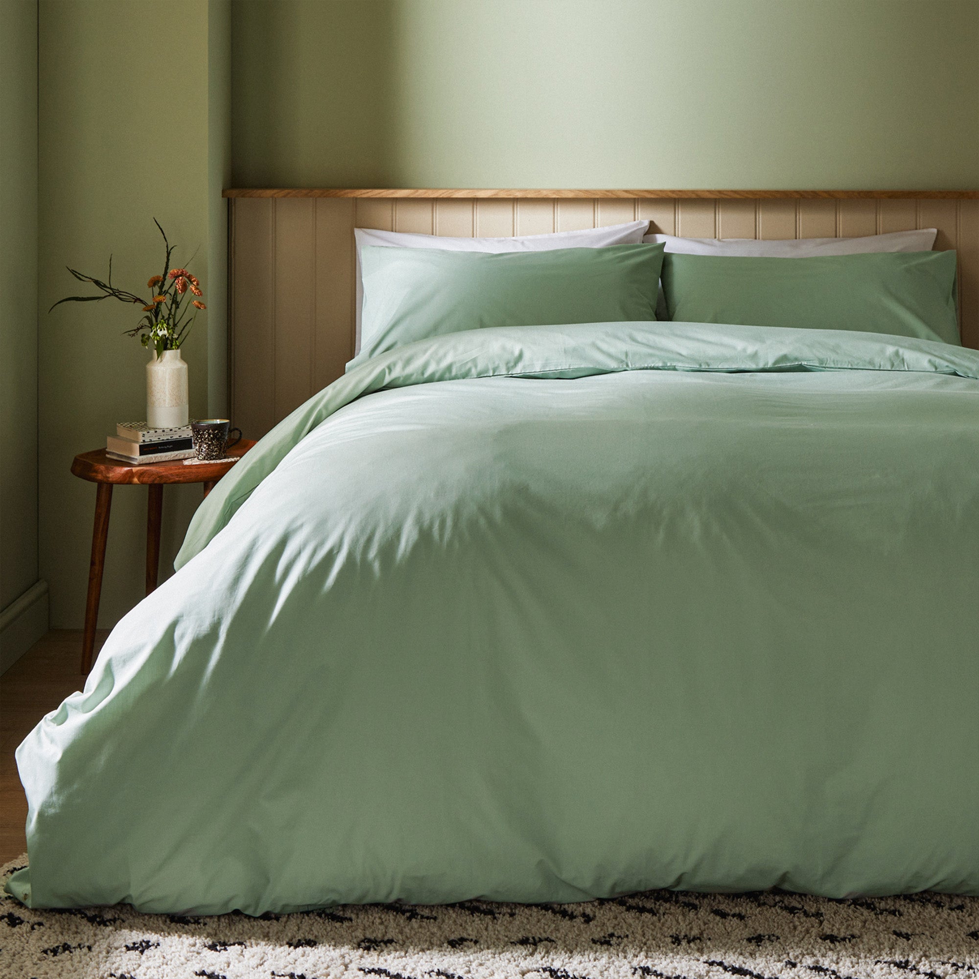 Arinta Organic Cotton Linen Bundle - Pistachio