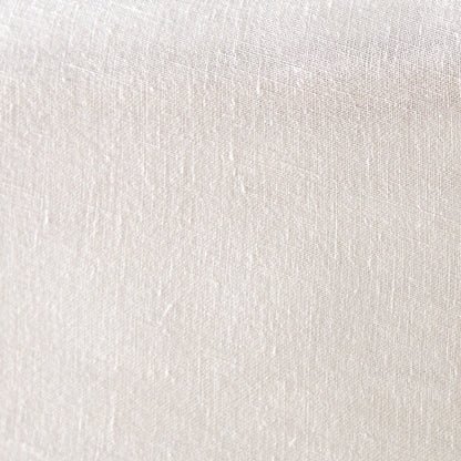Mariana Linen Blend Fitted Sheet - Ivory from Woolroom – natural bed linen for better sleep