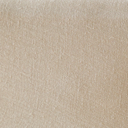Mariana Linen Blend Fitted Sheet - Sand from Woolroom – natural bed linen for better sleep