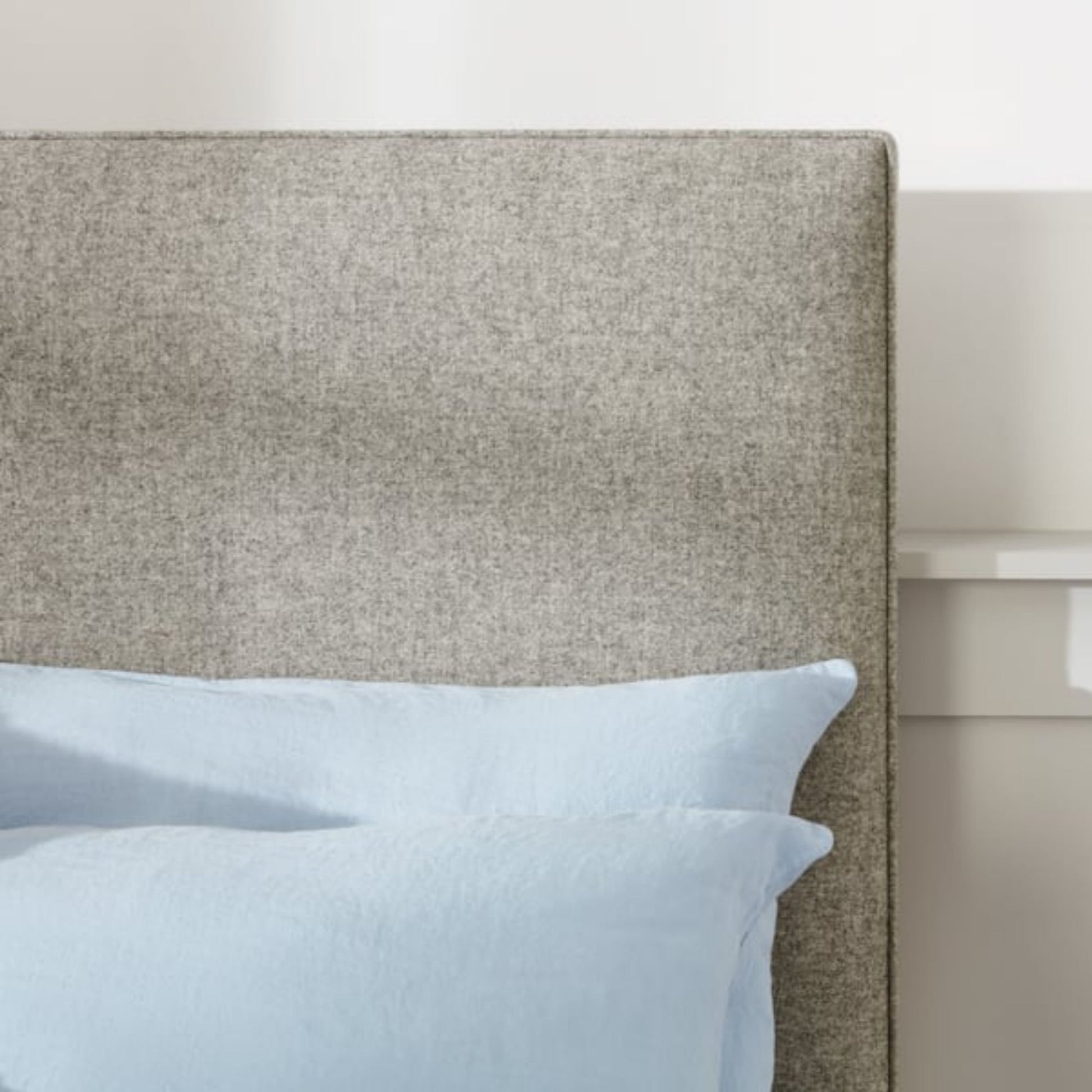 Product image of Broadway Floor Standing Headboard - Light Grey by Woolroom – premium headboards