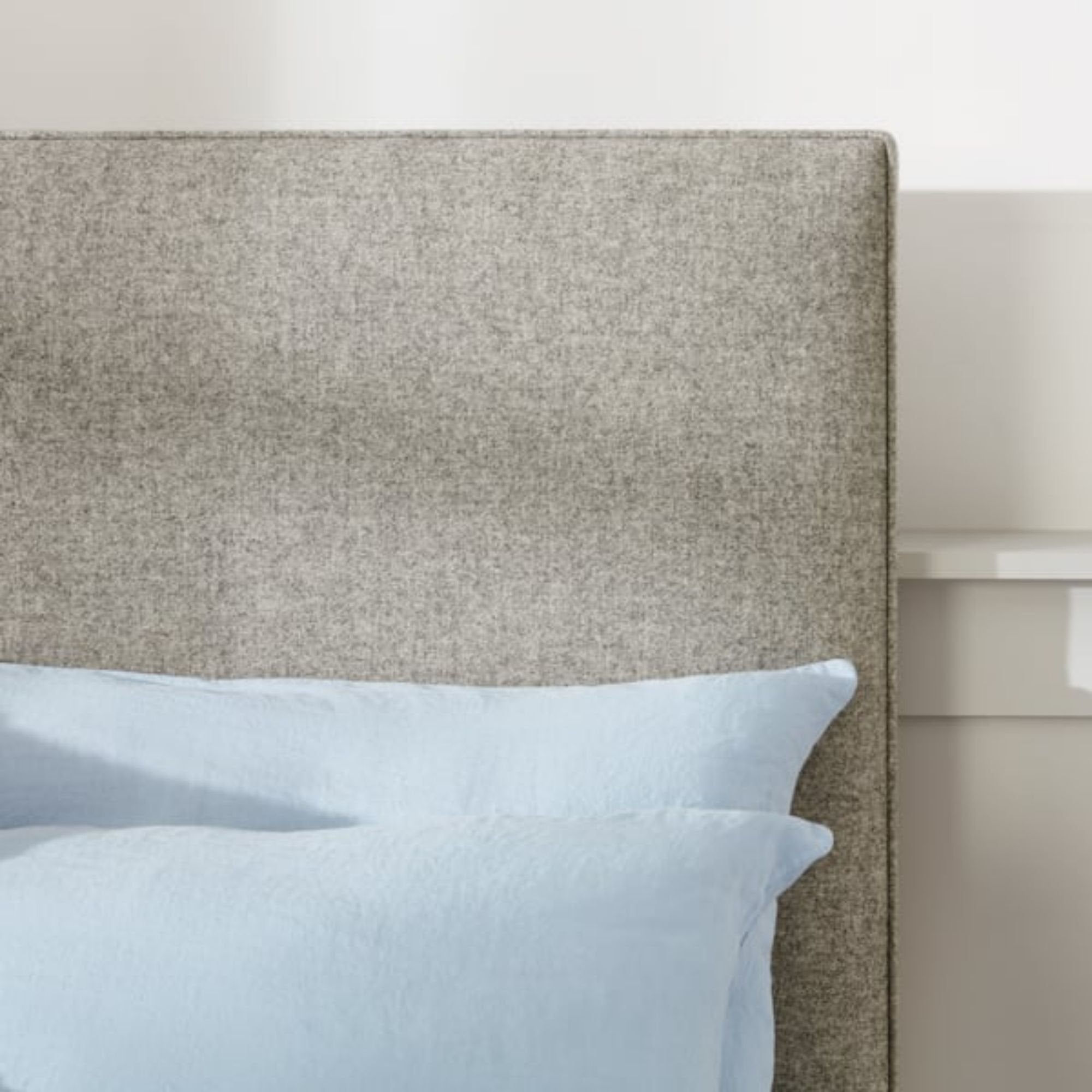 Product image of Broadway Floor Standing Headboard - Light Grey by Woolroom – premium headboards