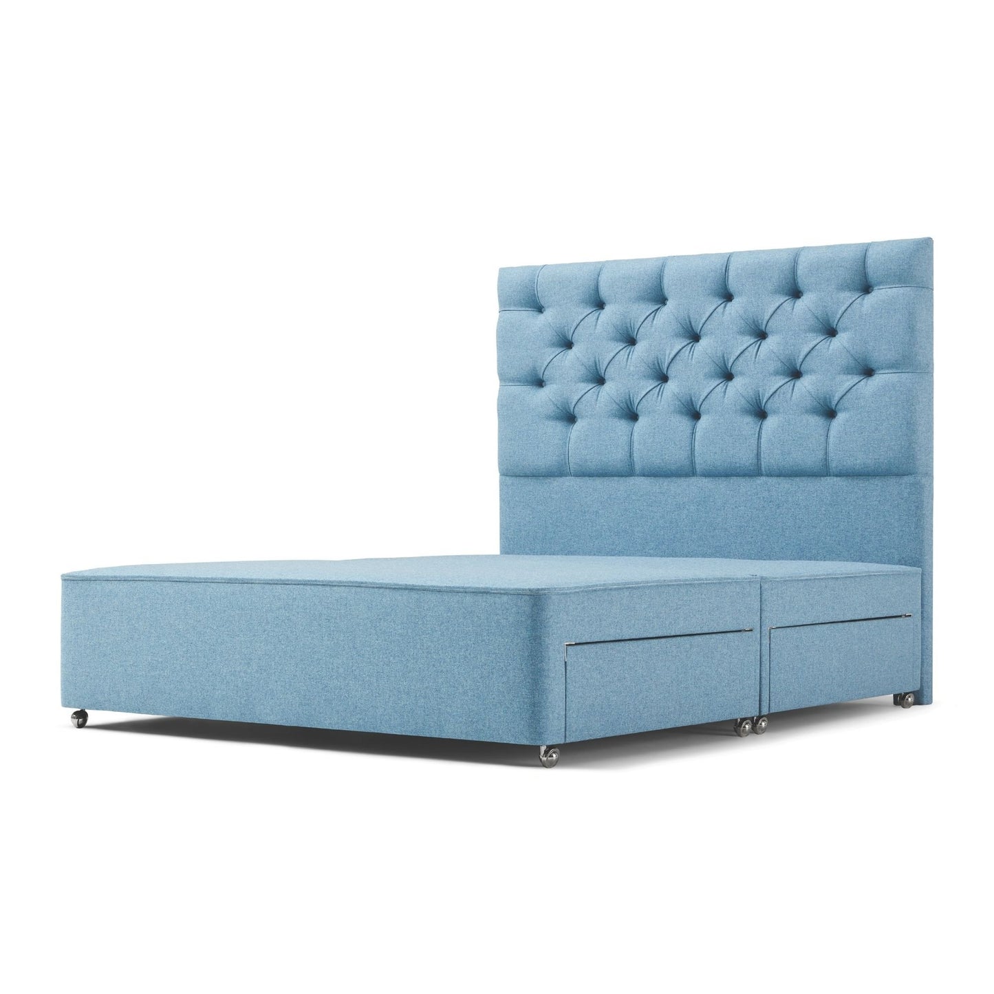 Nuffield Floor Standing Headboard - Light Grey from Woolroom – natural headboards for better sleep