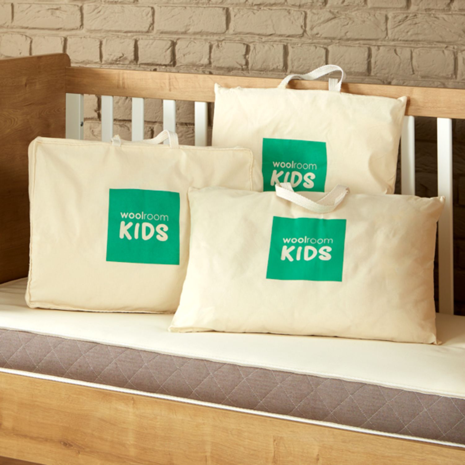 Product image of Organic Woolroom Kids Bundle with Mattress Protector by Woolroom – premium kids bedding bundles
