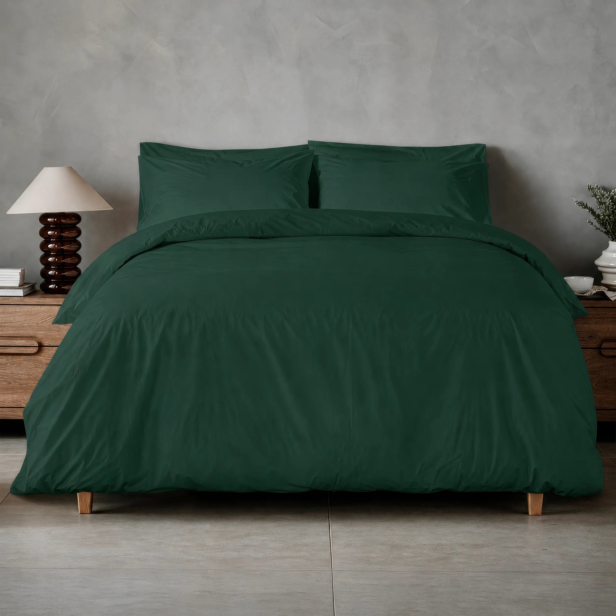 Arinta Organic Cotton Linen Bundle - Forest Green