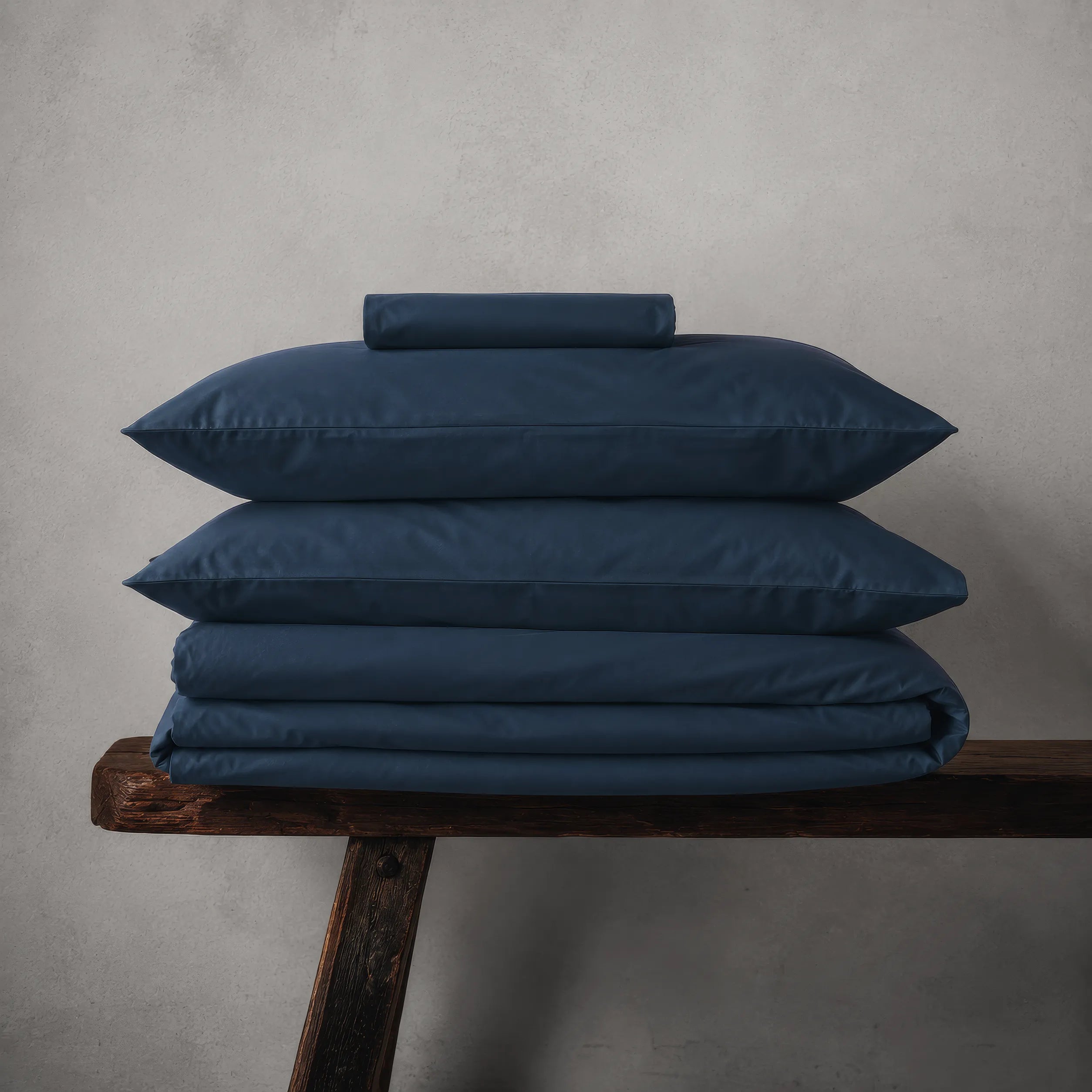 Arinta Organic Cotton Linen Bundle - Midnight Blue