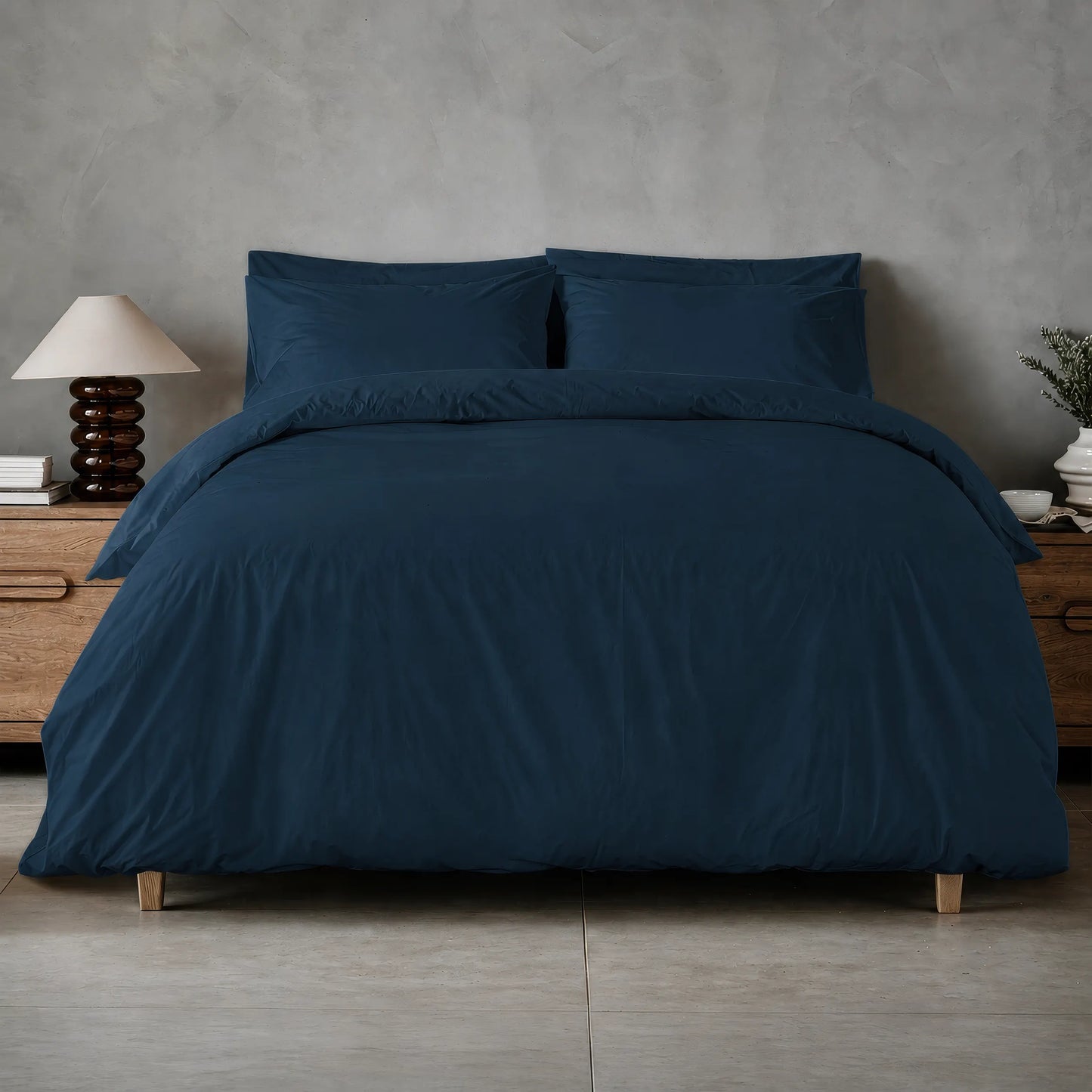 Arinta Organic Cotton Linen Bundle - Midnight Blue