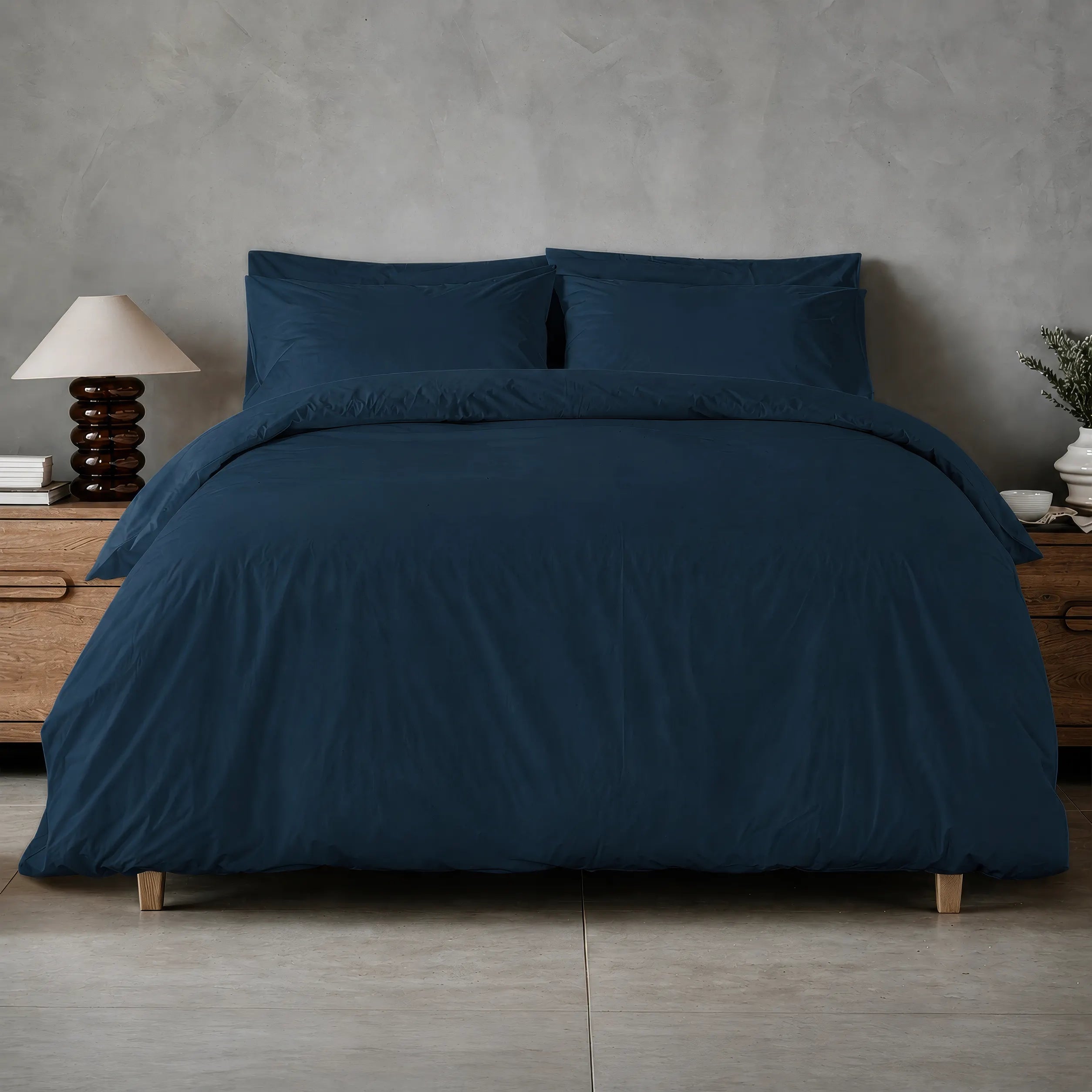 Arinta Organic Cotton Linen Bundle - Midnight Blue