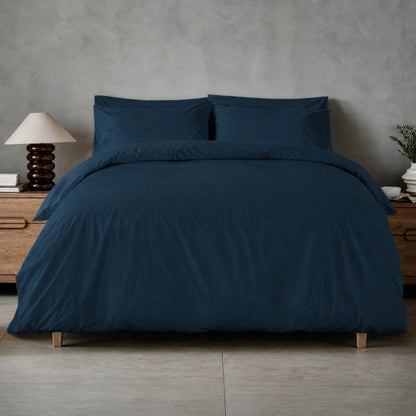 Arinta Organic Cotton Linen Bundle - Midnight Blue
