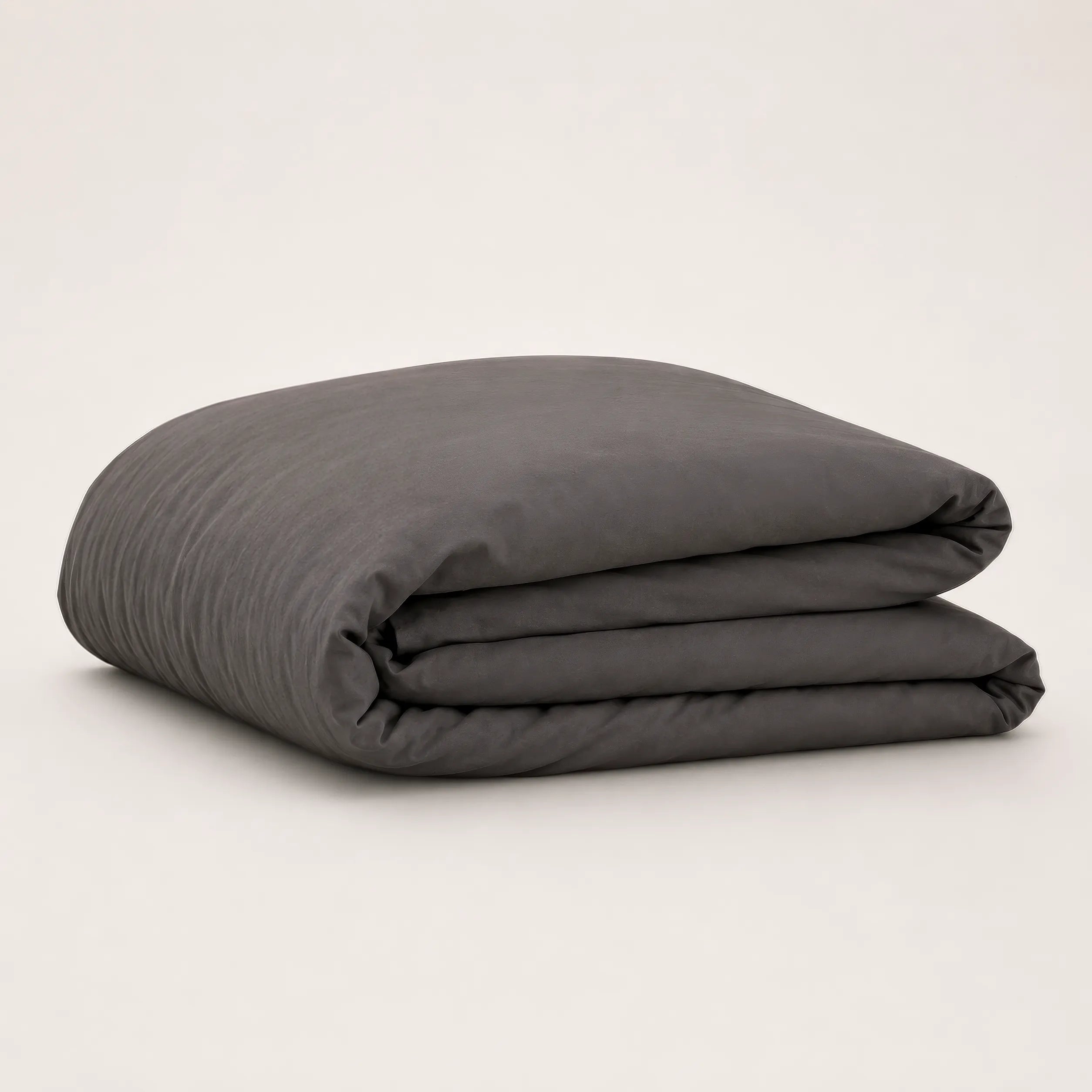Arinta Organic Cotton Duvet Cover - Charcoal