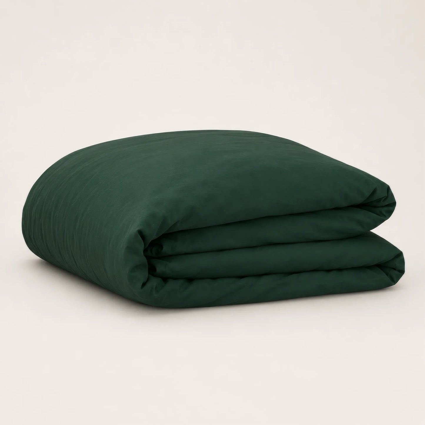 Arinta Organic Cotton Comforter Cover - Forest Green