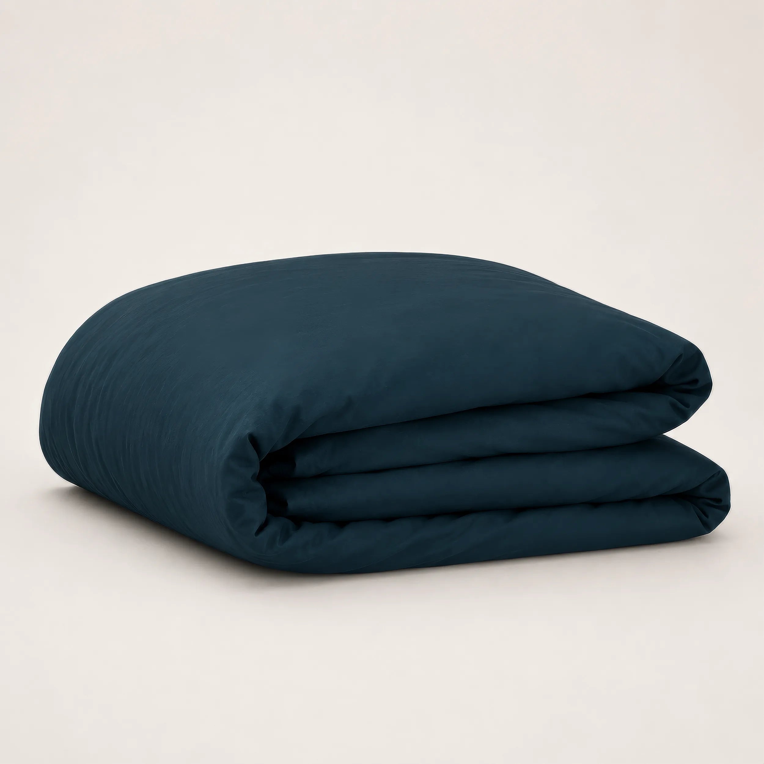 Arinta Organic Cotton Duvet Cover - Midnight Blue