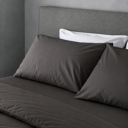 Arinta Organic Cotton Pillowcase - Charcoal