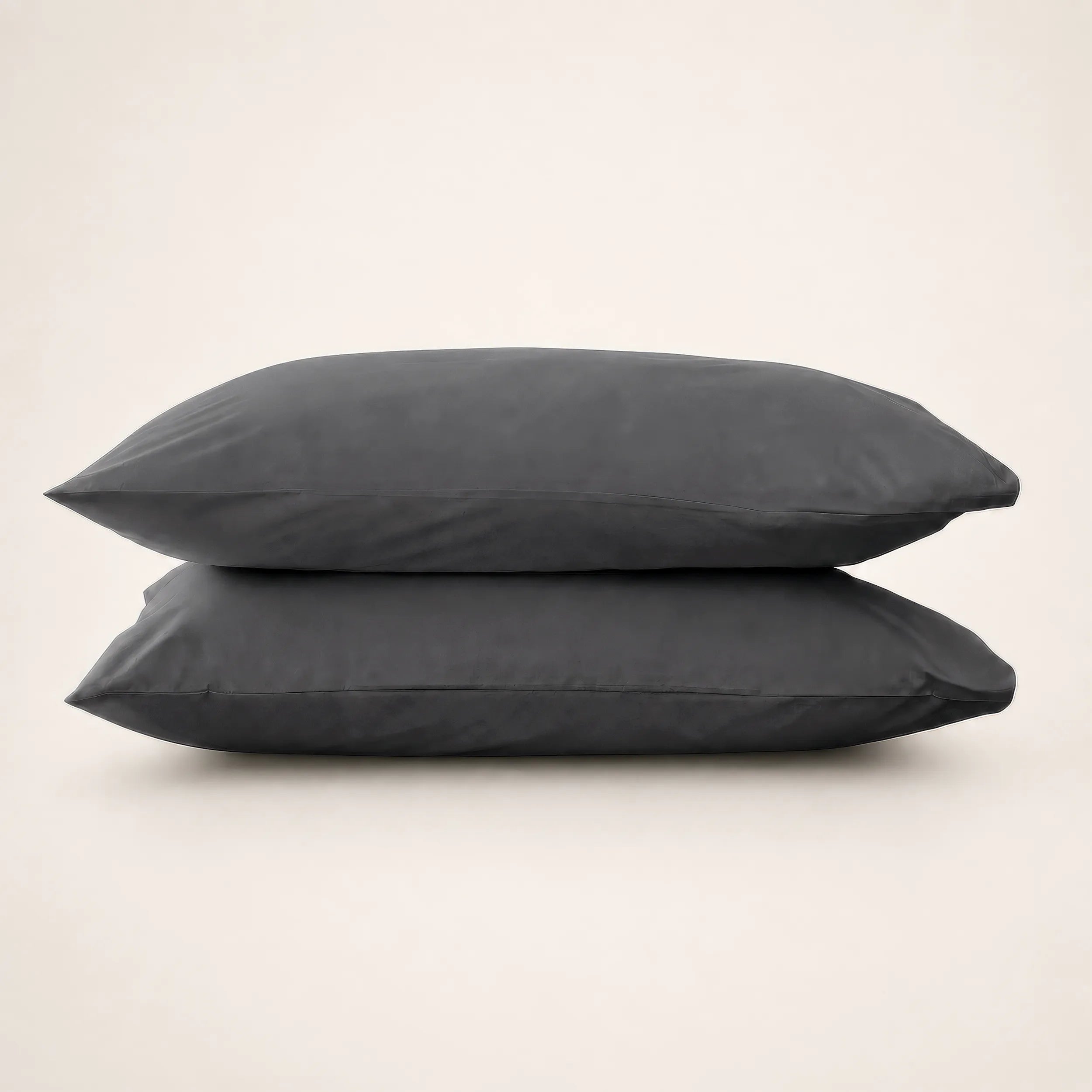 Arinta Organic Cotton Pillow Case - Charcoal