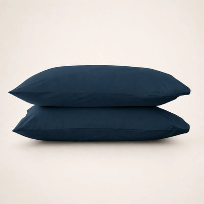 Arinta Organic Cotton Pillow Case - Midnight Blue