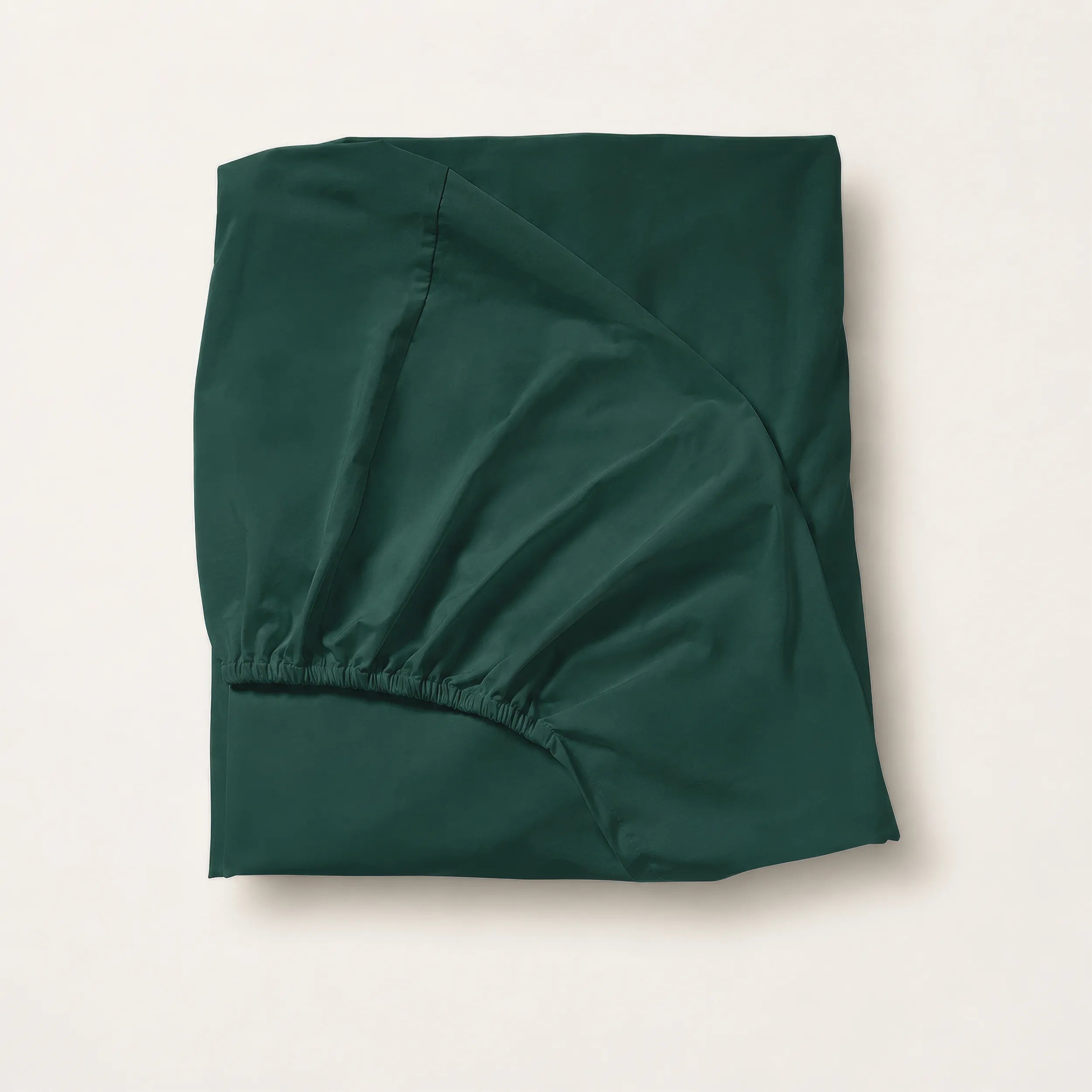 Arinta Organic Cotton Fitted Sheet - Forest Green