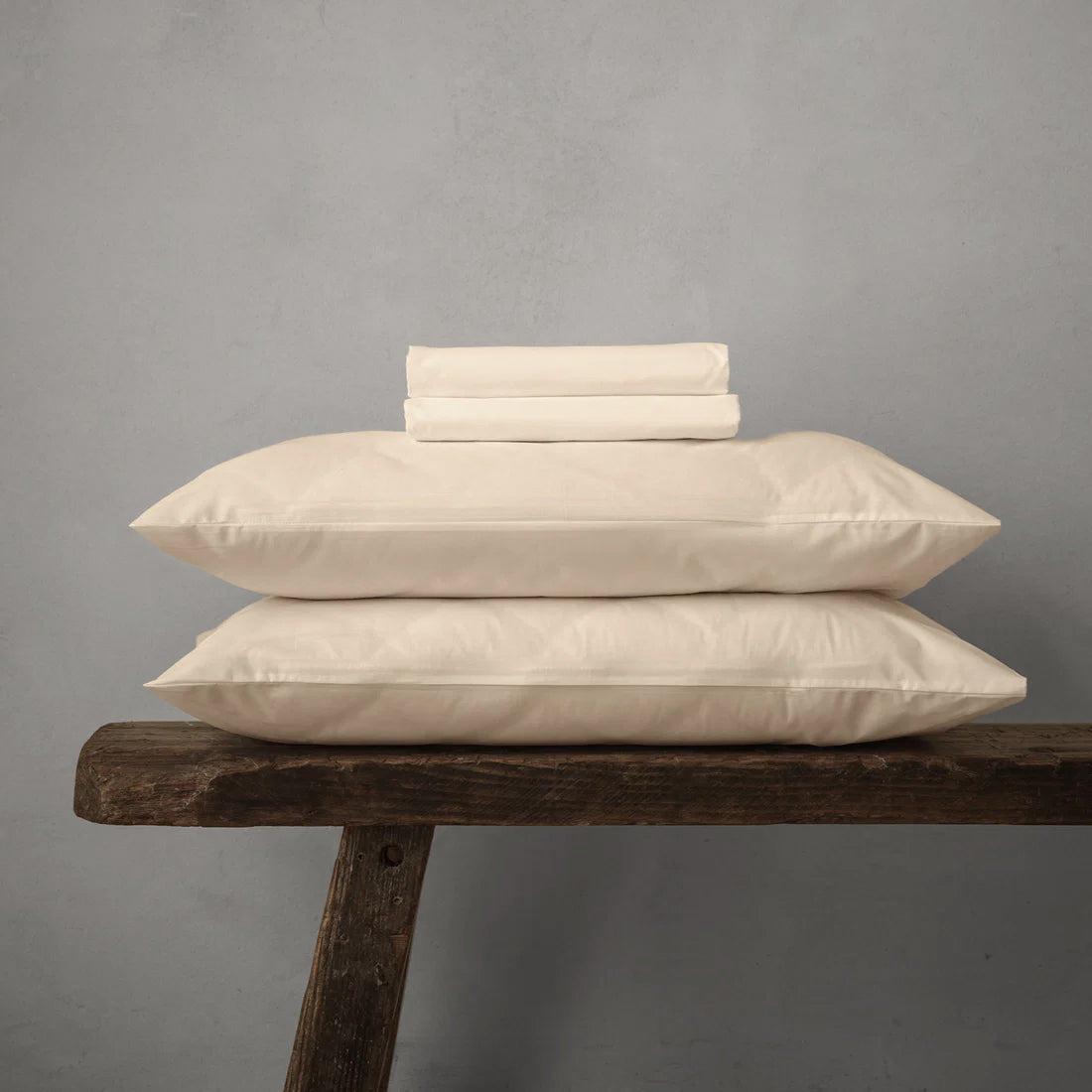 Arinta Organic Cotton Sheet Set - Vanilla