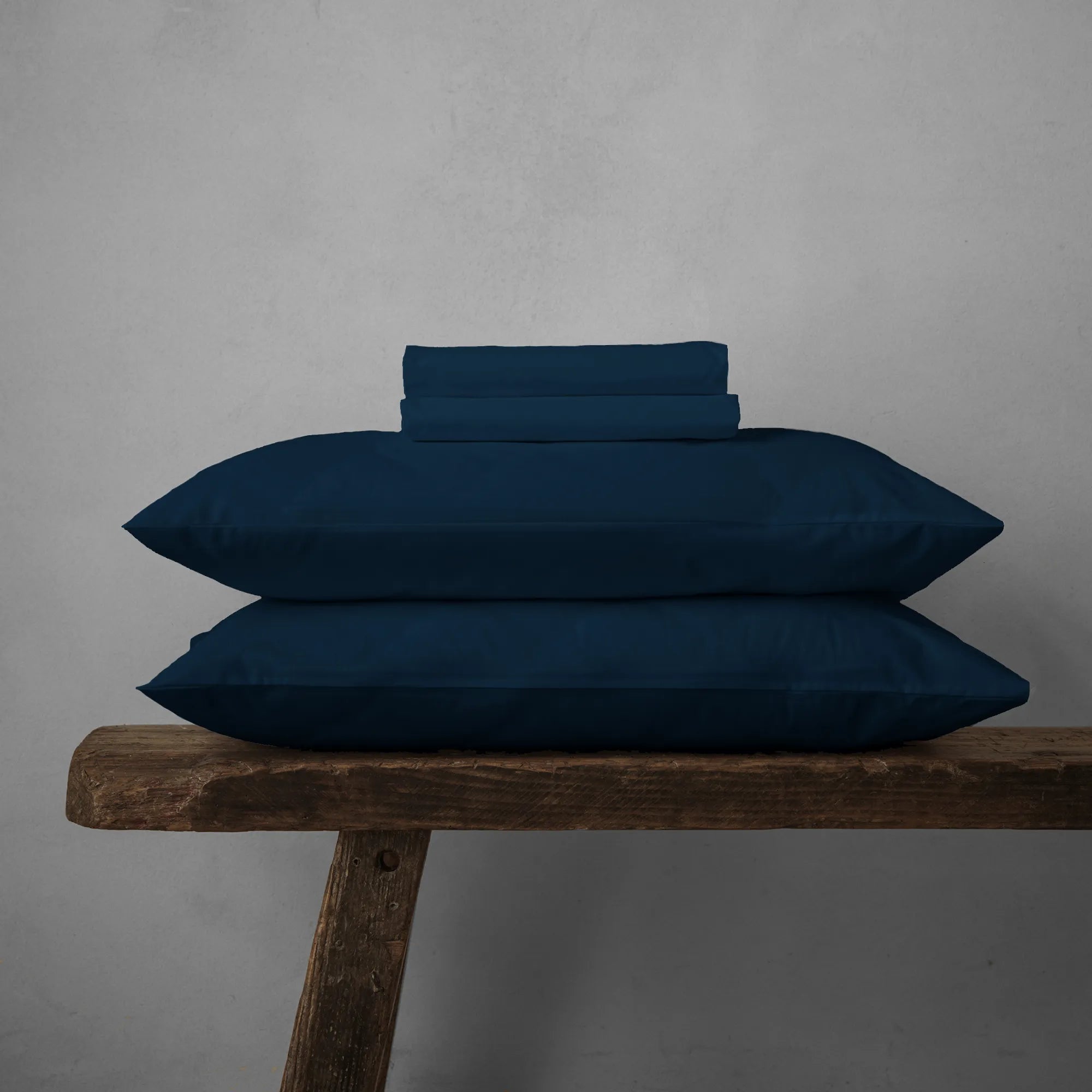 Arinta Organic Cotton Sheet Set - Midnight Blue