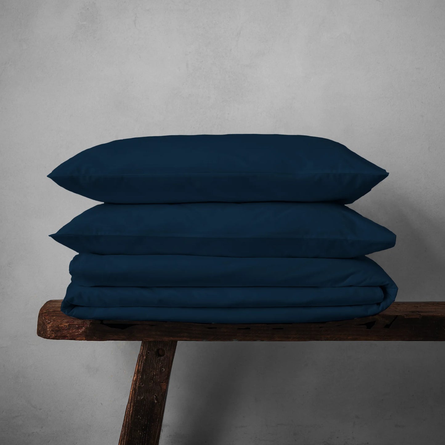 Arinta Organic Cotton Duvet Set - Midnight Blue