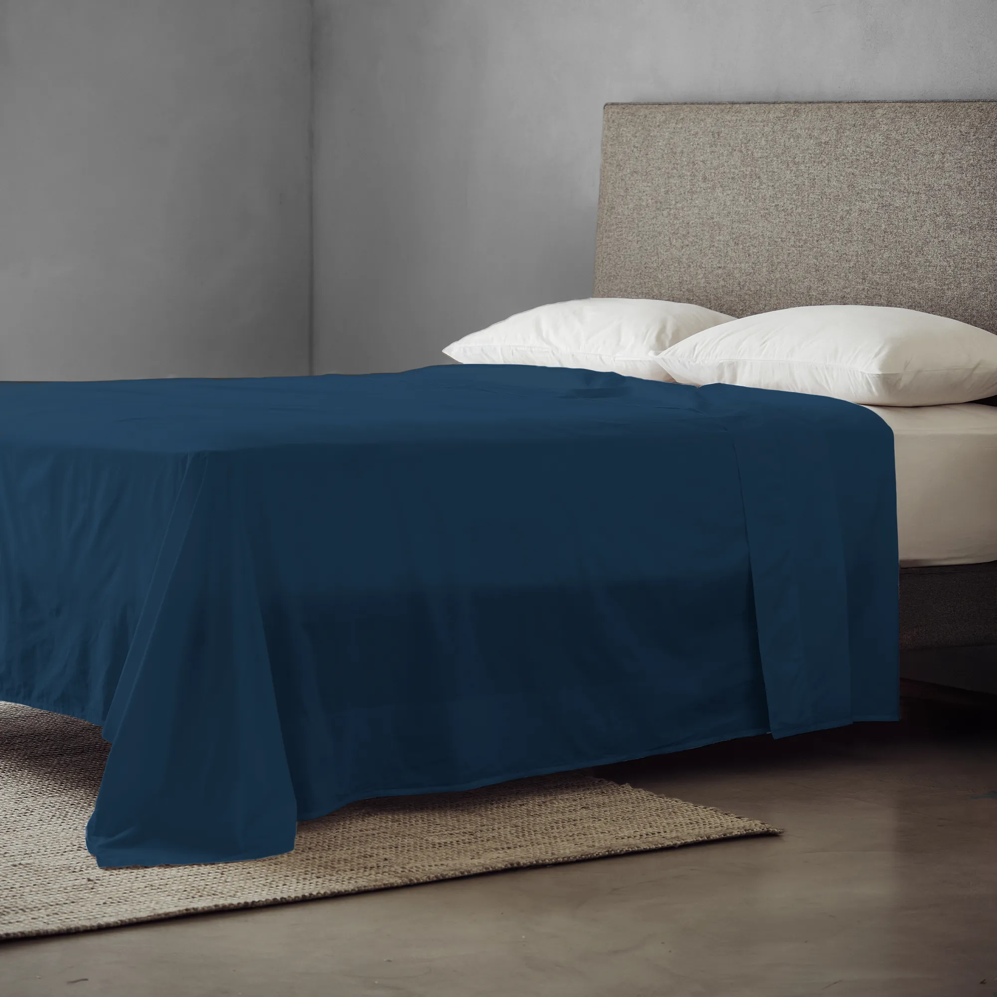 Arinta Organic Cotton Sheet Set - Midnight Blue