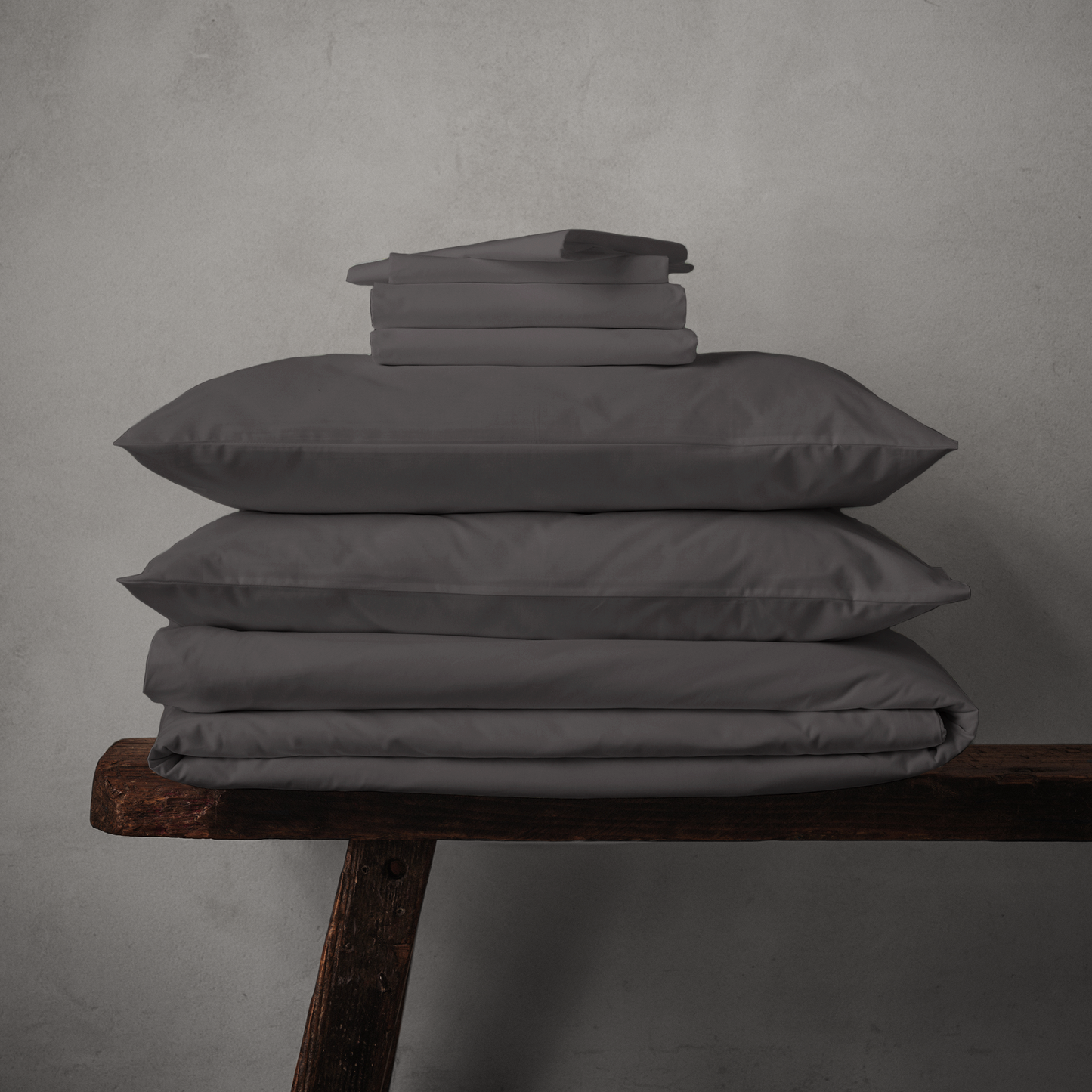 Arinta Organic Cotton Linen Bundle - Charcoal