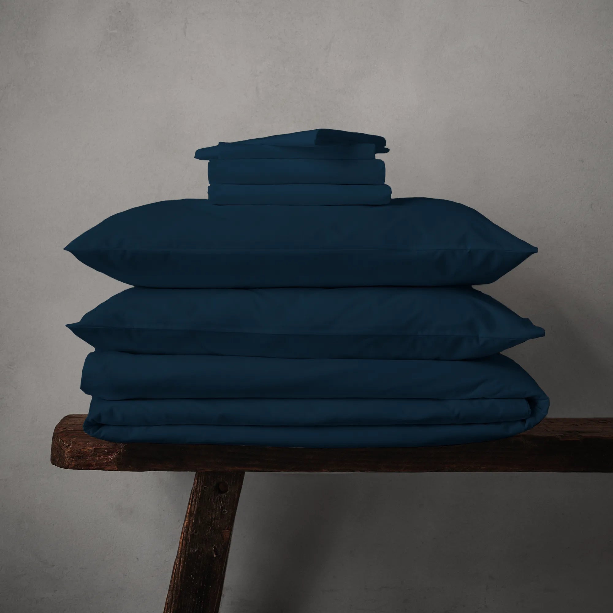 Arinta Organic Cotton Linen Bundle - Midnight Blue