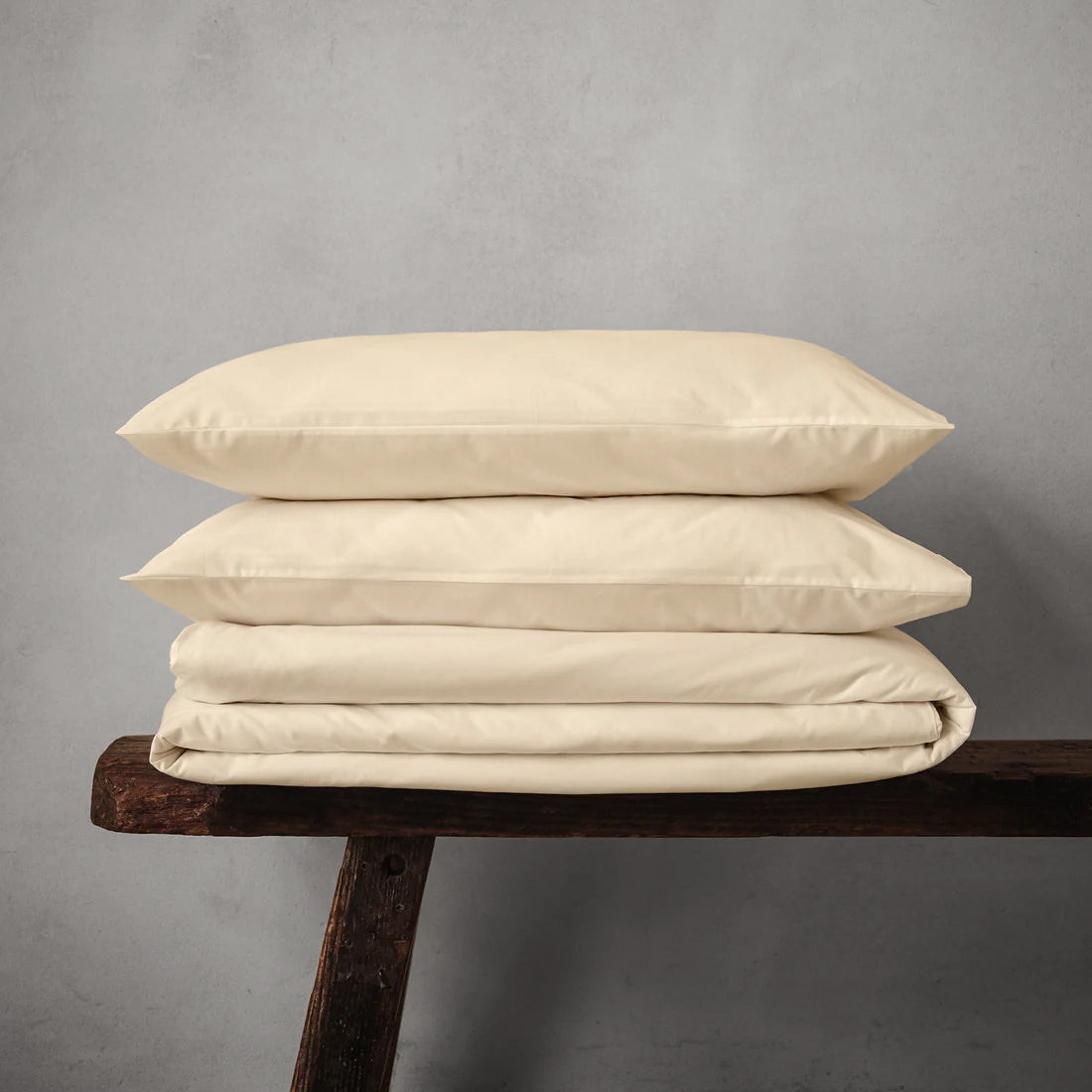 Arinta Organic Cotton Duvet Set - Vanilla