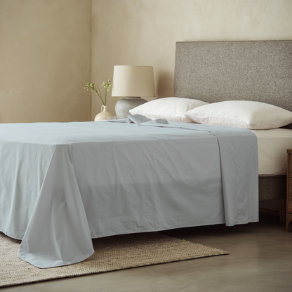 Arinta Organic Cotton Flat/Top Sheet - Earl Grey