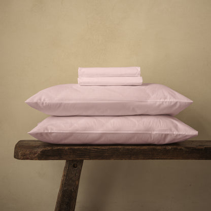 Ensemble de draps en coton biologique Arinta - Guimauve