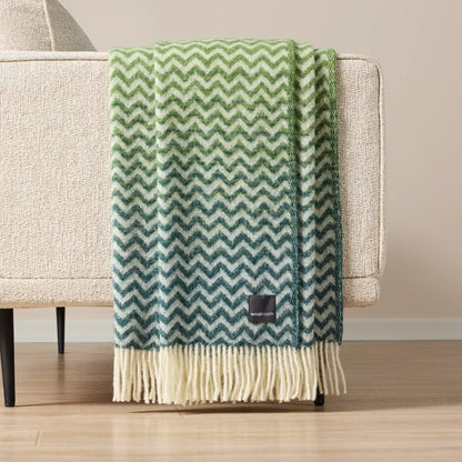 Plaid Woolroom Astrid en pure laine vierge dégradée