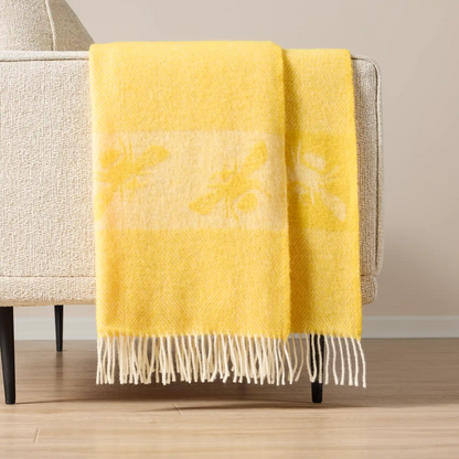 Wild and Wool Herringbone Sunshine Bee