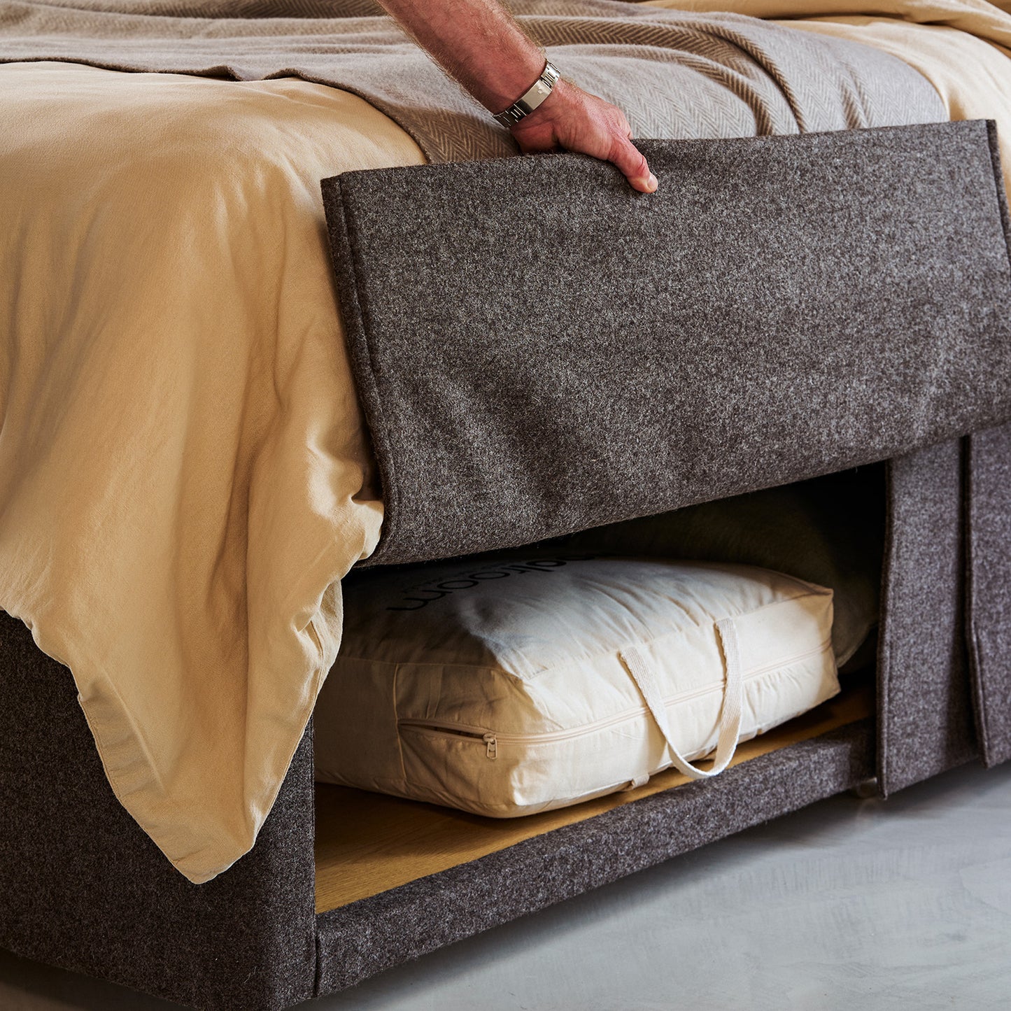 Storaway Divan - Dark Grey