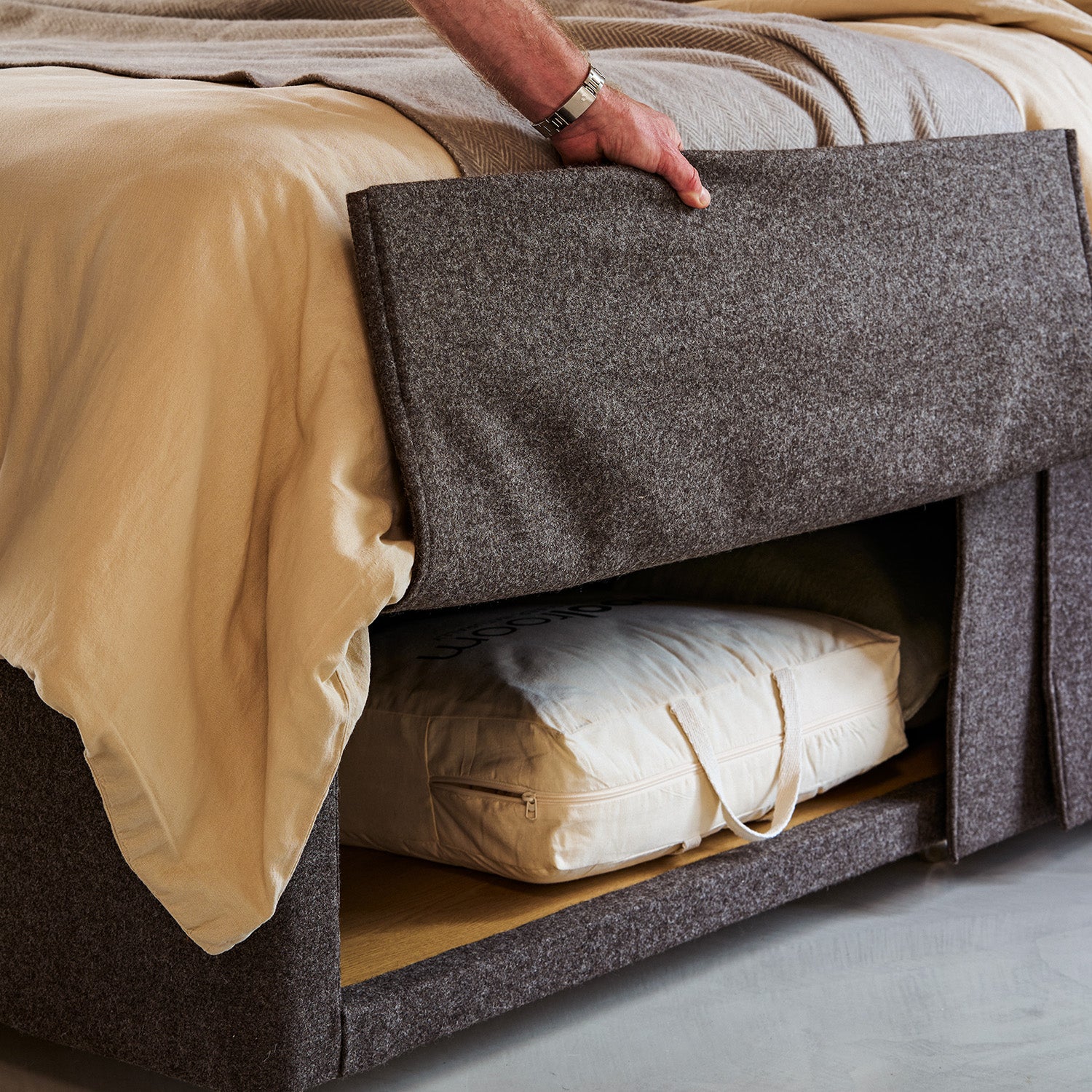 Storaway Divan - Dark Grey