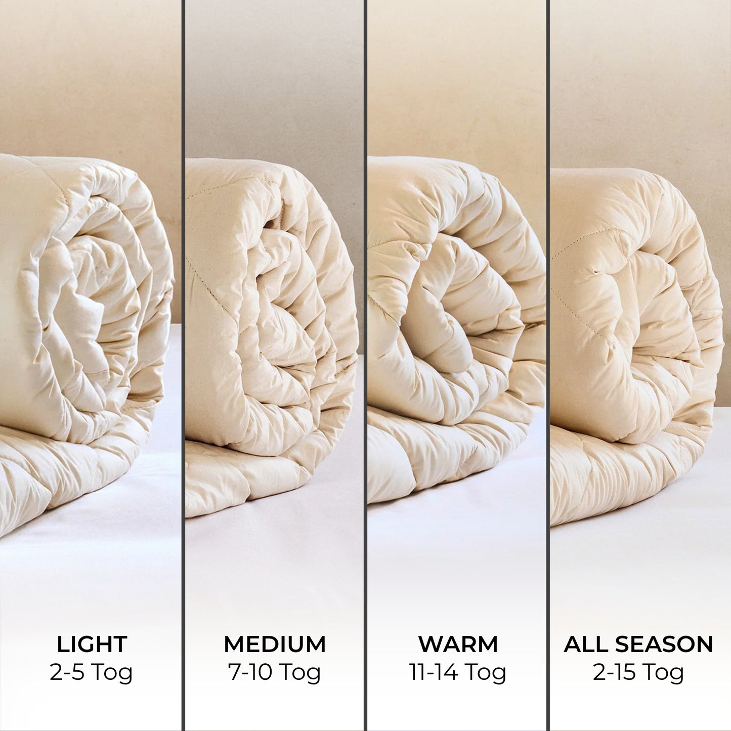 Deluxe Washable Bedding Bundle - Medium