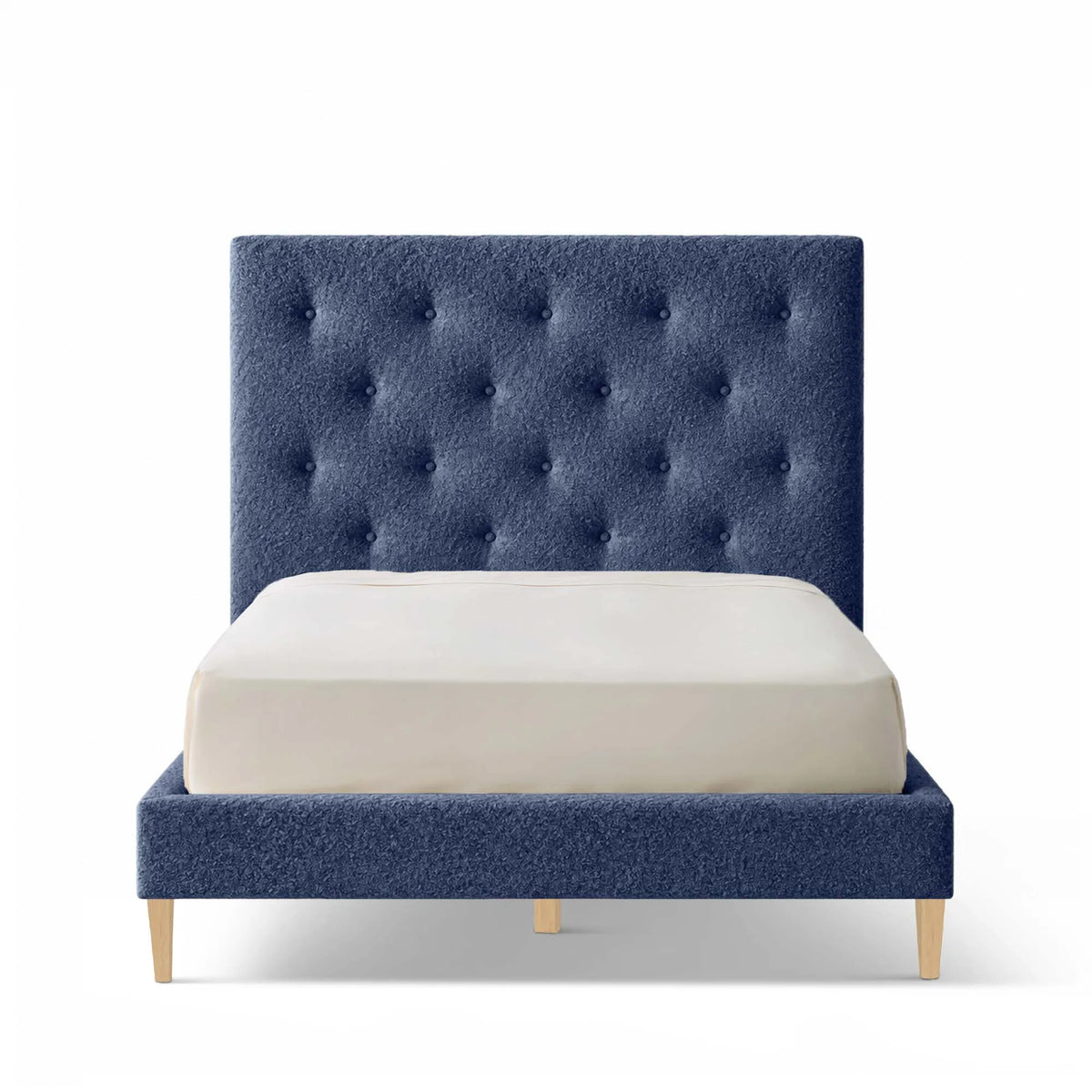 Grace Upholstered Bed Frame - High Headboard
