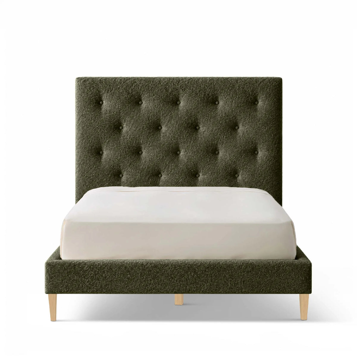 Grace Upholstered Bed Frame - High Headboard