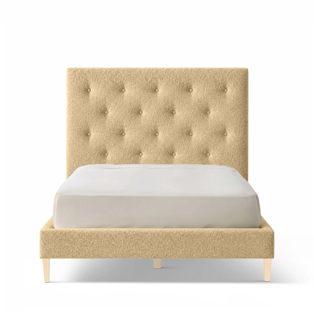 Grace Upholstered Bed Frame - High Headboard