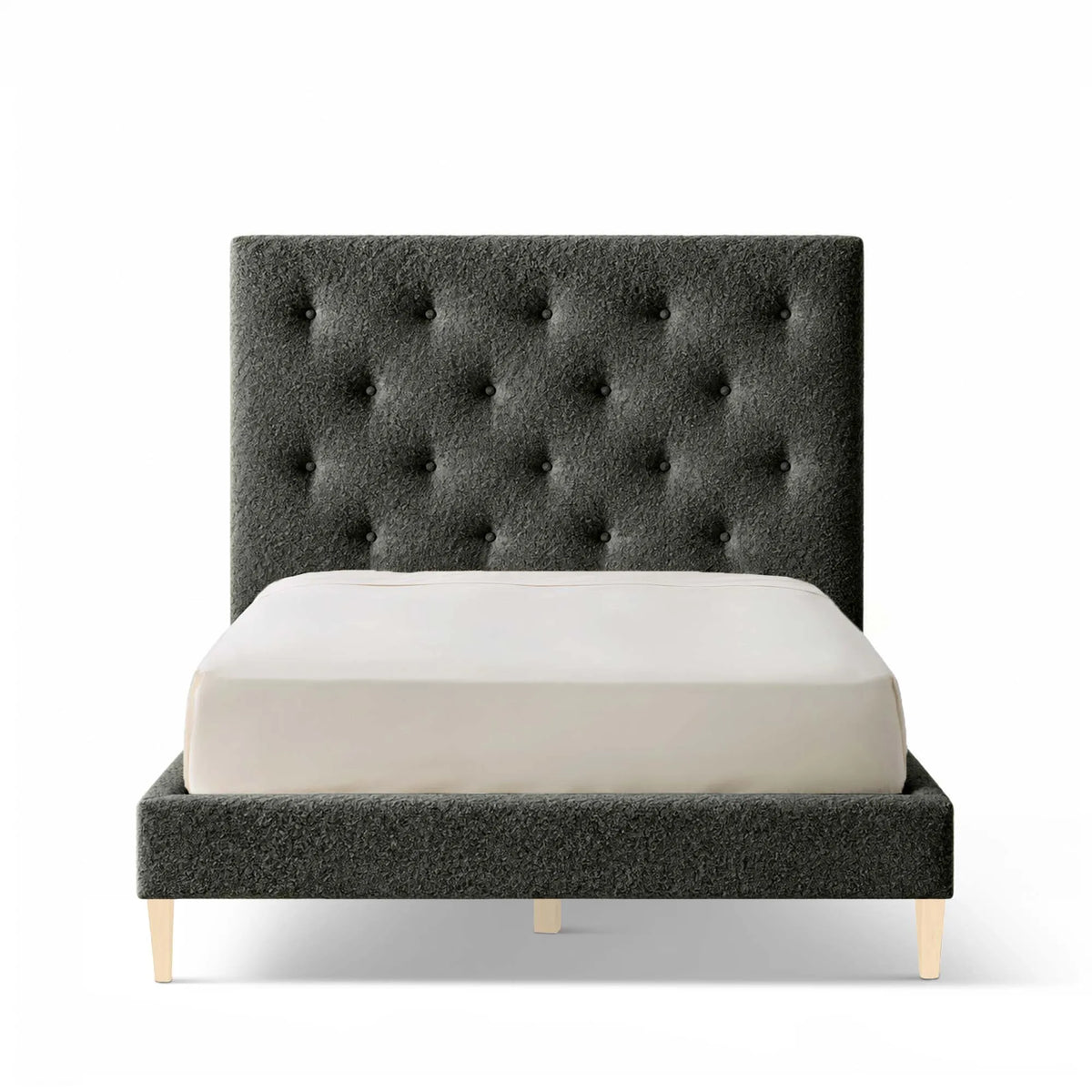 Grace Upholstered Bed Frame - High Headboard