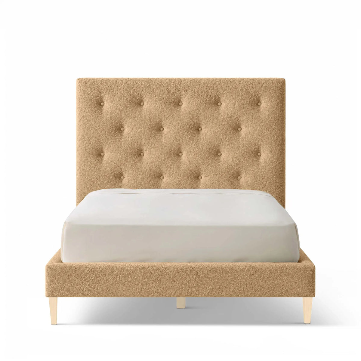 Grace Upholstered Bed Frame - High Headboard