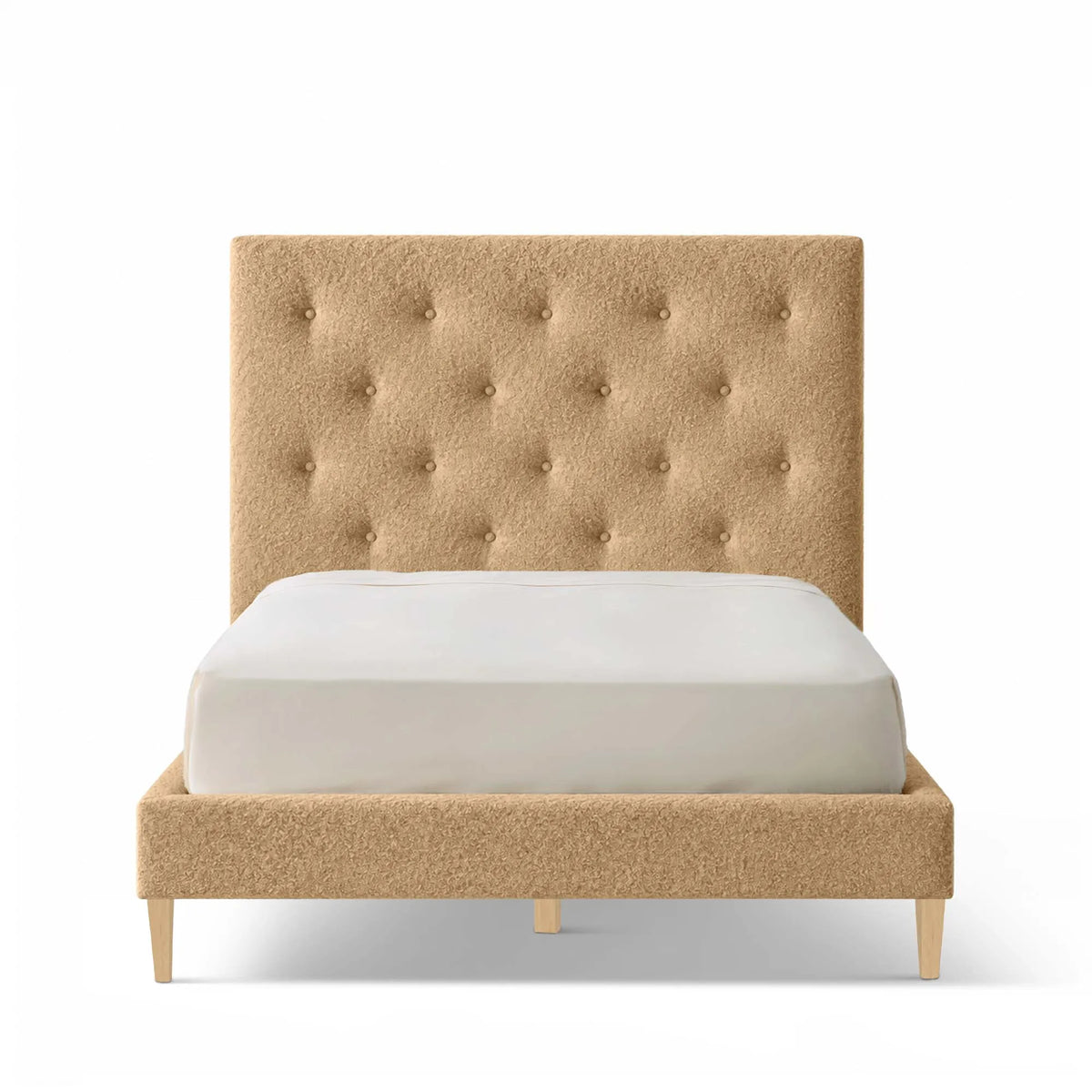 Grace Upholstered Bed Frame - High Headboard