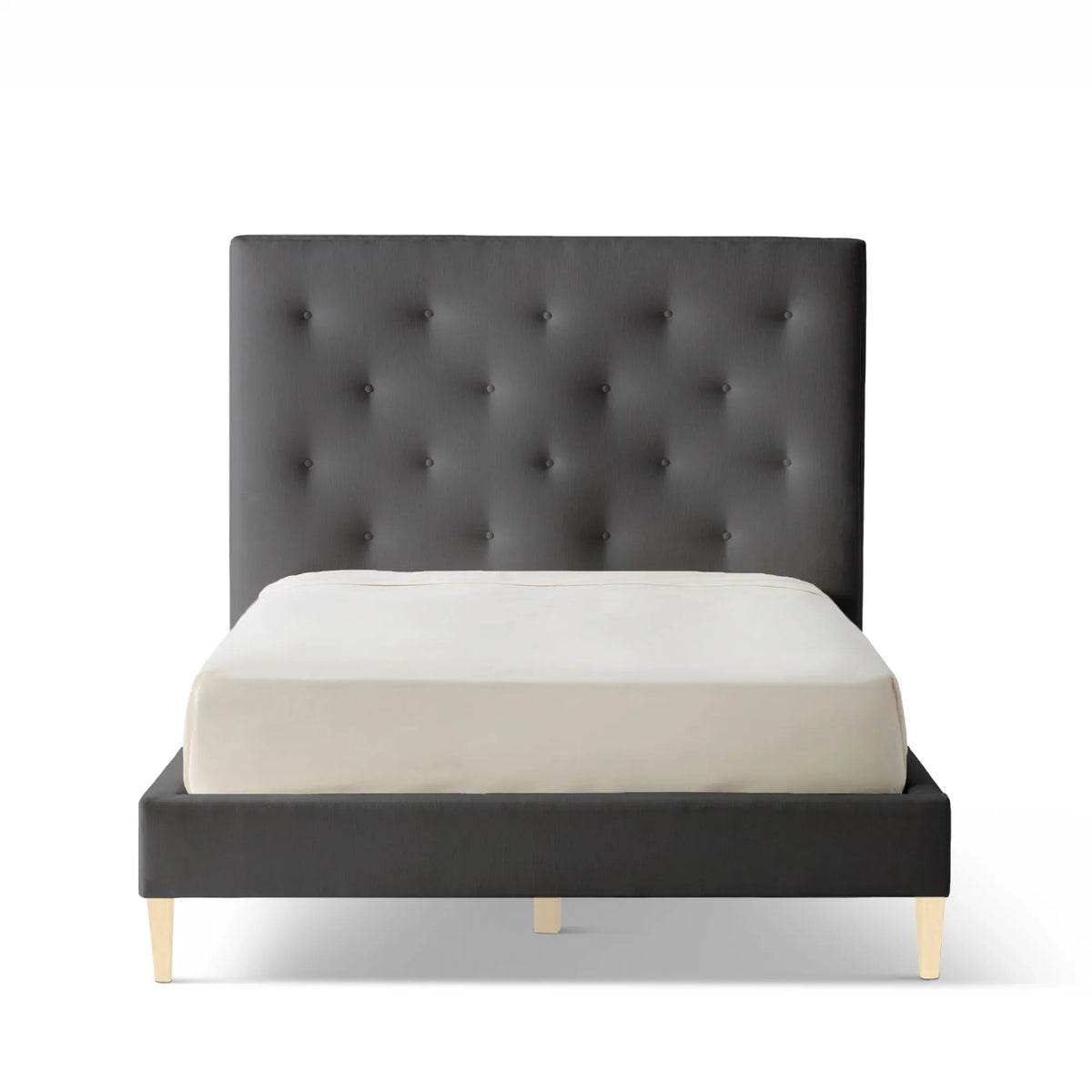 Grace Upholstered Bed Frame - High Headboard