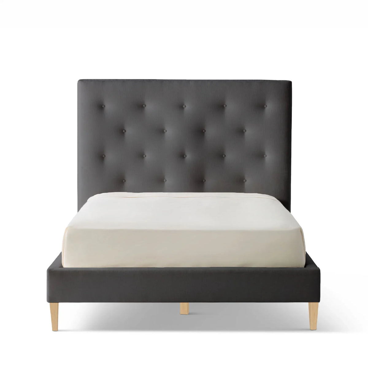 Grace Upholstered Bed Frame - High Headboard