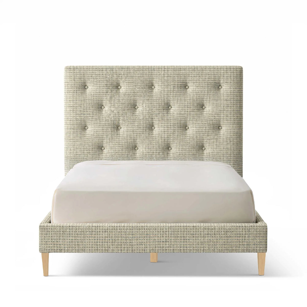 Grace Upholstered Bed Frame - High Headboard