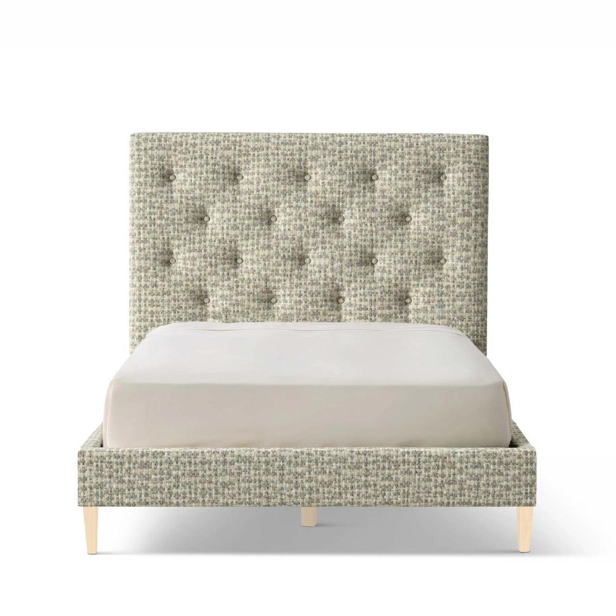 Grace Upholstered Bed Frame - High Headboard