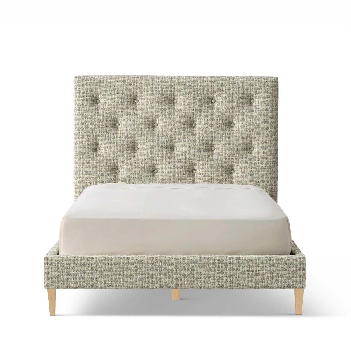 Grace Upholstered Bed Frame - High Headboard