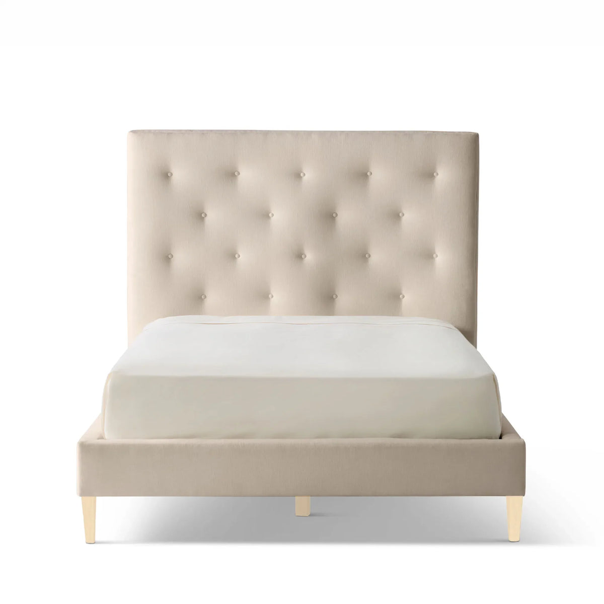 Grace Upholstered Bed Frame - High Headboard