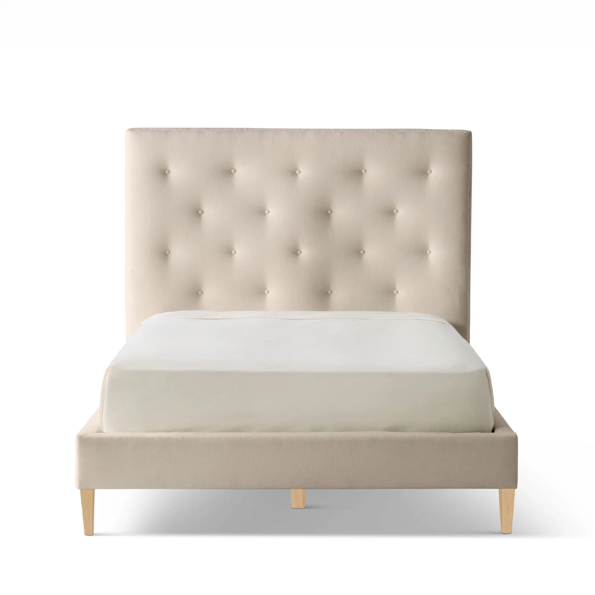 Grace Upholstered Bed Frame - High Headboard