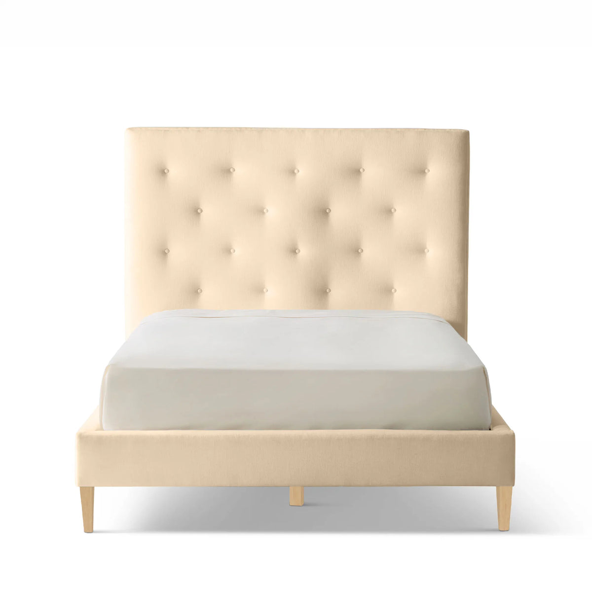 Grace Upholstered Bed Frame - High Headboard