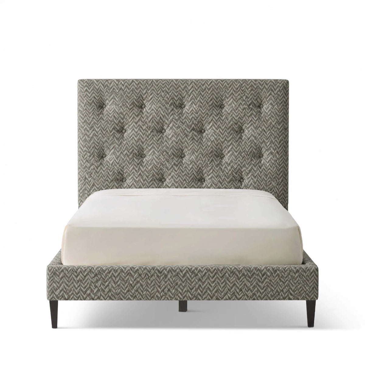 Grace Upholstered Bed Frame - High Headboard